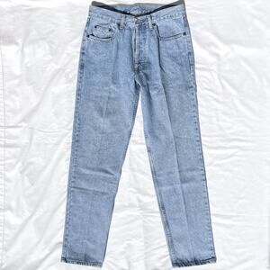 Vintage Gap Loose Fit Blue Jeans Mens 31X32 USA Button Fly